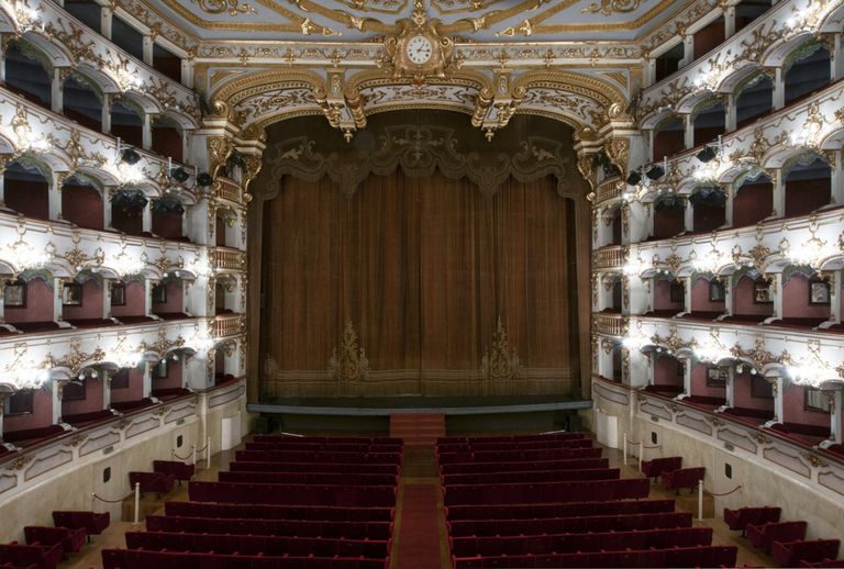 Piacenza, Teatro Municipale, la sala teatrale (foto Andrea Scardova, IBC) 2016
